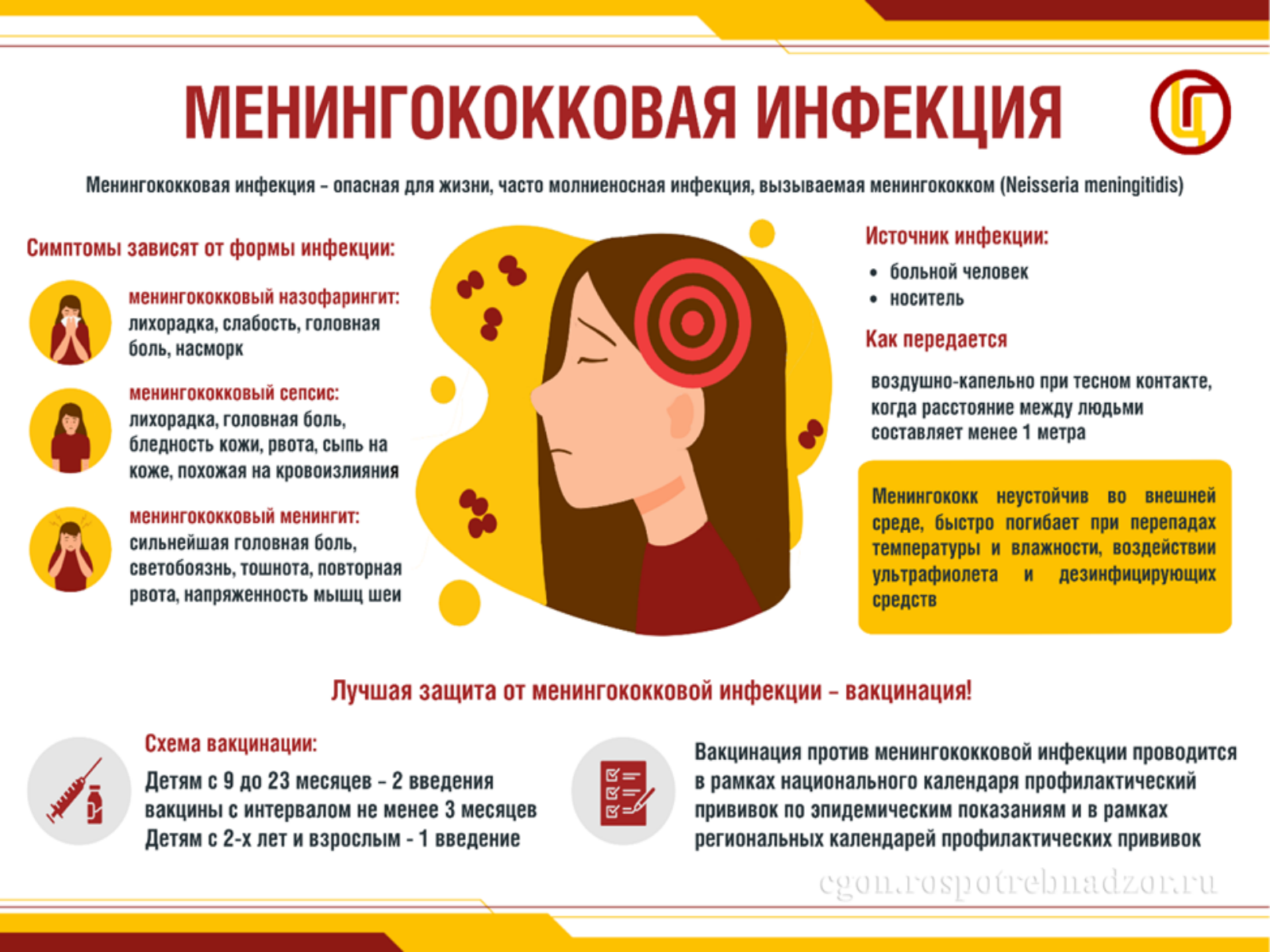 24 апреля – Всемирный день борьбы с менингитом.