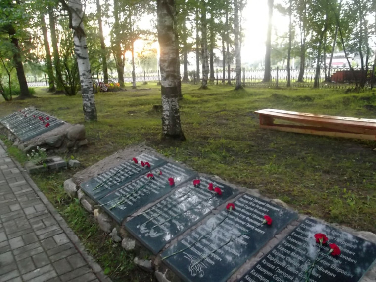 В селе Оште Вытегорского района  благоустроят воинский мемориал.